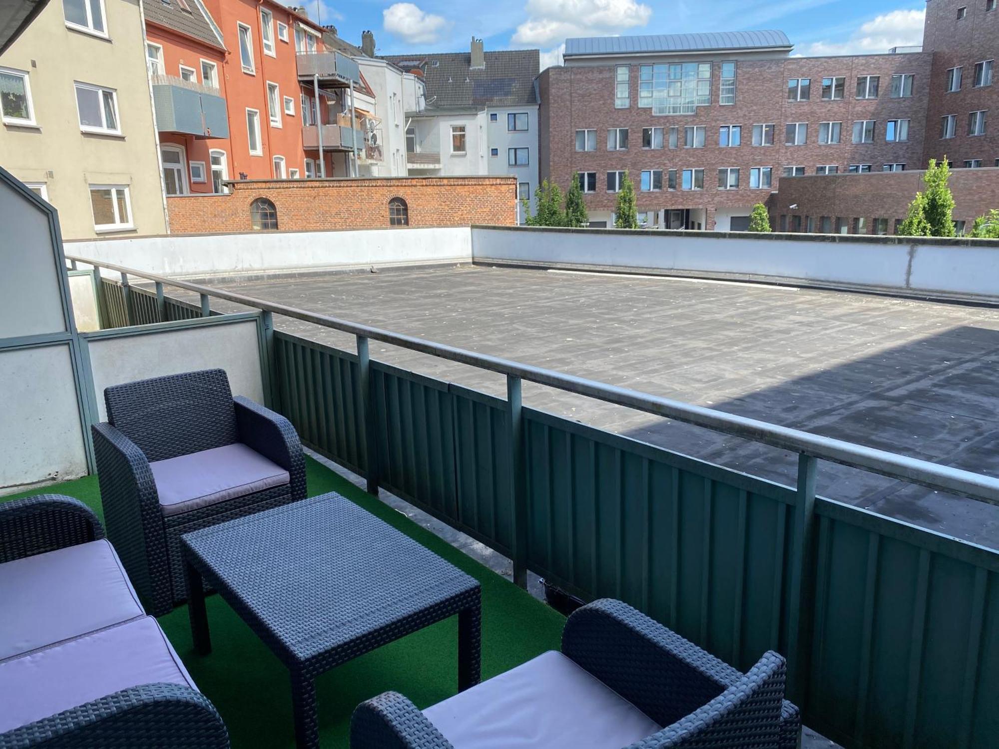 1,5-Zimmer Apartment Mit Balkon Am Hauptbahnhof 노이뮌스터 외부 사진